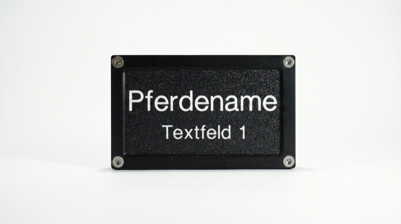 Kleines Boxenschild